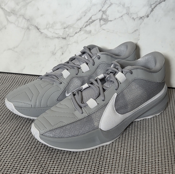 Nike Zoom Freak 5 TB Wolf Grey Mens Athletic Sneakers Shoes 10.5 - Picture 4 of 9